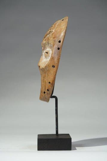 Een houten masker - Lega - DR Congo (Zonder minimumprijs)