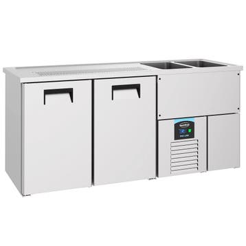 Vatenkoeler | PRO LINE | RVS | 2 Deuren | -2°C/+8°C |, Zakelijke goederen, Horeca | Keukenapparatuur, Verzenden, Nieuw in verpakking