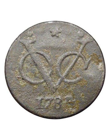 Nederlands-Indië. Duit / 1 Cent 1784, 1785, 1787 West