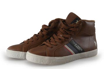 Polo Ralph Lauren Hoge sneakers in maat 43 Bruin, Kleding | Heren, Schoenen, Bruin, Verzenden, Sneakers, Polo Ralph Lauren