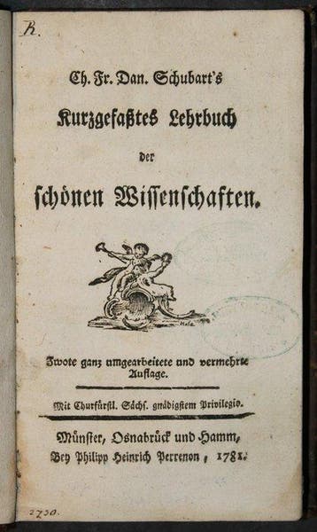Christian Friedrich Daniel Schubart - Kurzgefasstes Lehrbuch