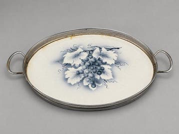 Theodor Paetsch – art-decodienblad met blauwgrijs