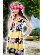 Hawai bloemen jurk, Hobby en Vrije tijd, Feestartikelen, Ophalen of Verzenden, Nieuw