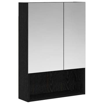 Armoire miroir chene noir - Jusqua epuisement du stock !, Verzenden