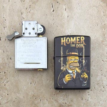 Zippo - Homer The Don - Mafia Parody Design - Zonder, Verzamelen, Nieuw