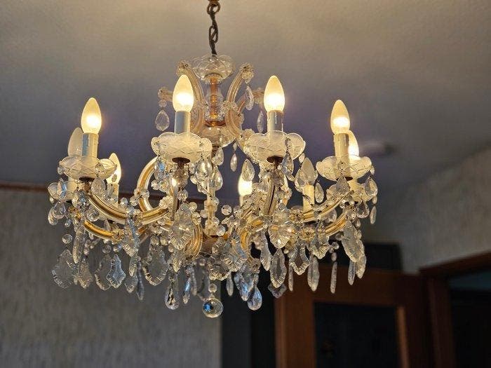 Kroonluchter - Glas - Luster lamp, Antiek en Kunst, Curiosa en Brocante