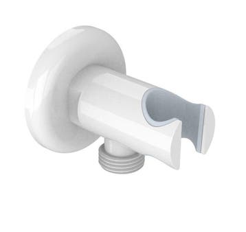 White opsteek muuraansluiting mat-wit, Ophalen of Verzenden, Nieuw