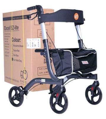 Lichtgewicht Caremart EZ-Lite Rollator Gun Metal Grey Nieuw!, Ophalen of Verzenden, Nieuw