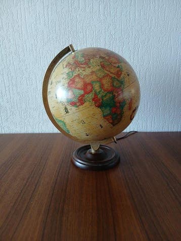 Scan – Globe Denmark - Globe tafellamp - 1994 - Hout,