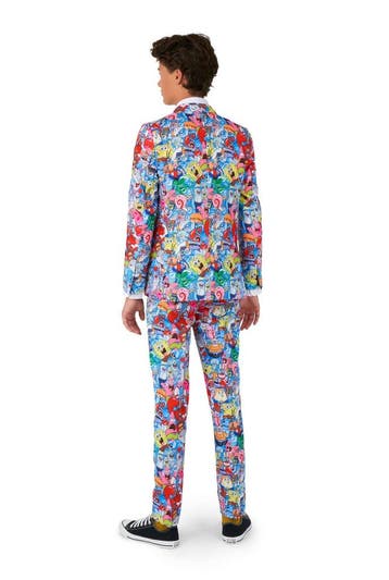 SpongeBob Frenzy Pak Jongen Tiener OppoSuits, Verzenden, Nieuw