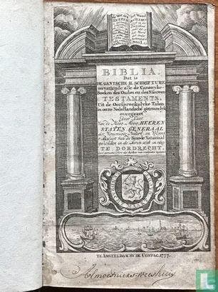 ? - Biblia - 1777, Boeken, Godsdienst en Theologie, Verzenden, Gelezen