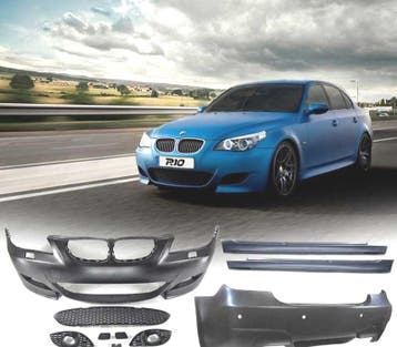KIT CARROSSERIE SPORT POUR BMW E60 03-07 LOOK M5 AVEC LAVE P, Autos : Pièces & Accessoires, Verzenden