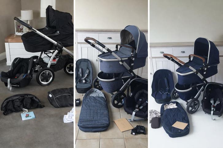 Complete 3-in-1 Kinderwagens–Joolz Geo &amp; Maxi-Cosi Mura, Kinderen en Baby's, Kinderwagens en Combinaties, Kinderwagen, Zo goed als nieuw