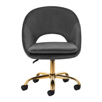Elegante Velvet Draaistoel – Verrijdbaar en Verstelbaar, Verzenden, Nieuw