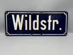 Wildstr. – Emaille Straatbord met Karakter - Bord - Metaal