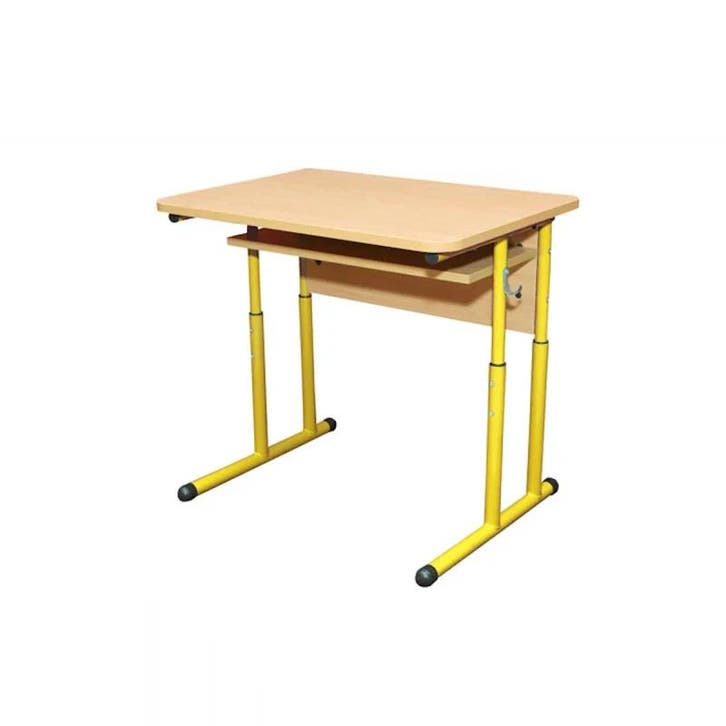 Schooltafel | Verstelbaar | Geel | Voor Kinderen 1.30-1.90m, Zakelijke goederen, Horeca | Keukenapparatuur, Nieuw in verpakking
