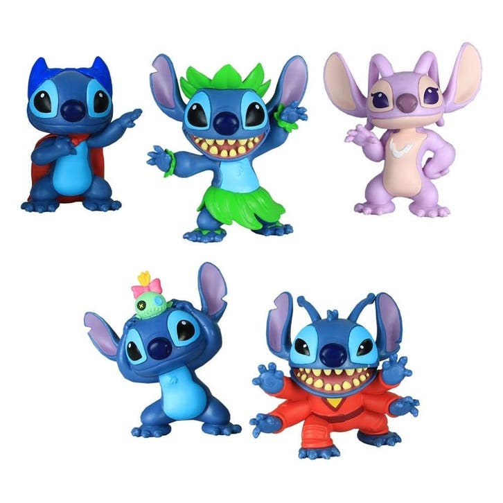 Lilo & Stitch Mini Figure 5-Pack Stitch Collectible Figure S, Collections, Disney, Enlèvement ou Envoi