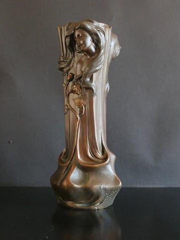 Francesco Flora ( 1857 - 1926 ) - Vaas - Grand - Gietwerk