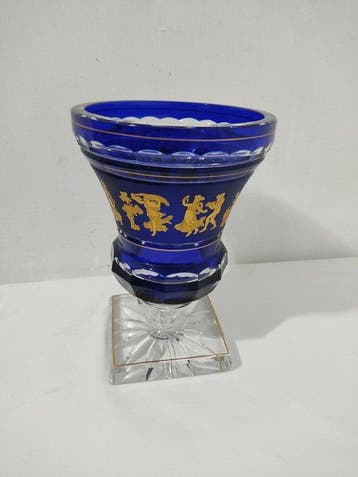 Val Saint Lambert - Léon Ledru - Vase - Cristal - Jupiter -