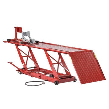 Heftafel motor pneumatisch en hydraulisch met inrijklem rood, Ophalen of Verzenden, Nieuw