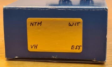 werps H0 - NTM E55 - Modeltrein goederenwagon (1) - Witte