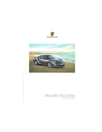 2010 PORSCHE 911 TURBO HARDCOVER BROCHURE FRANS
