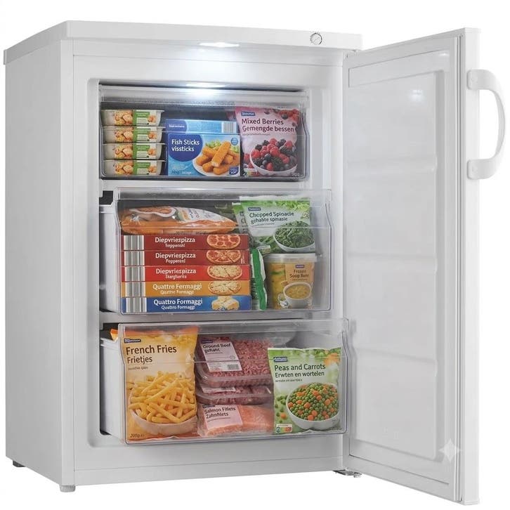 ETNA VV956WIT Tafelmodel Vriezer - 85 Liter - 56 cm, Elektronische apparatuur, Vriezers en Diepvrieskisten, Verzenden