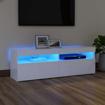 Tv-meubel met LED | Tweede kansje | OP = OP, Huis en Inrichting, Kasten |Televisiemeubels, 100 tot 150 cm, Verzenden, Zo goed als nieuw