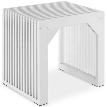 Hocker/zitbank Ribb, lamellenlook, belastbaar tot 350 kg, Verzenden