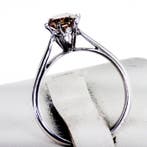 Zonder minimumprijs - Verlovingsring - 14 karaat Witgoud -