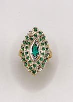 Sans prix de réserve - Bague de cocktail - 9 carats Or