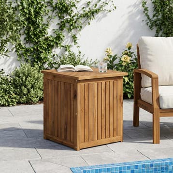 vidaXL Tuinopslagdoos LAREN Massief Acacia Hout 48,5 x 49 x, Verzenden, Nieuw