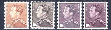 België 1936 - Kleurnuances Leopold III Poortman 10F en 20F, Timbres & Monnaies