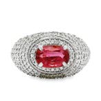 Ring Platina - 2.76ct. tw. Robijn - Diamant - Mozambique, Nieuw