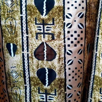 Robe type bogolan - Côte dIvoire (Sans prix de réserve)