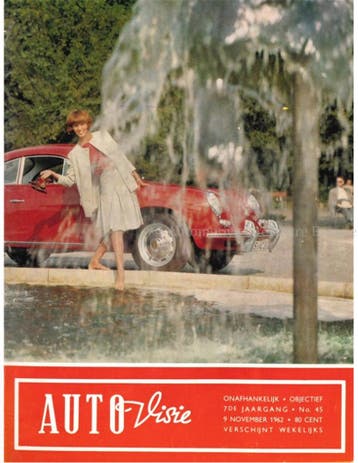 1962 AUTOVISIE MAGAZINE 45 NEDERLANDS, Ophalen of Verzenden, Nieuw