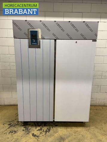 Réfrigérateur Alpeninox double porte en acier inoxydable, Verzenden