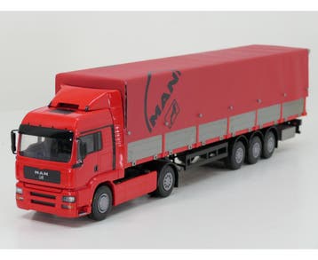 Emek 82096 MAN TGS LX 1:25 #9925 (Vrachtwagenmodellen), Hobby en Vrije tijd, Modelauto's | Overige schalen, Ophalen of Verzenden