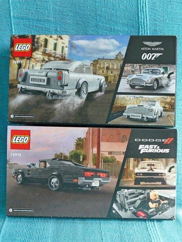 Lego Set - Speed Champions - Aston Martin DB5; 1970 Dodge