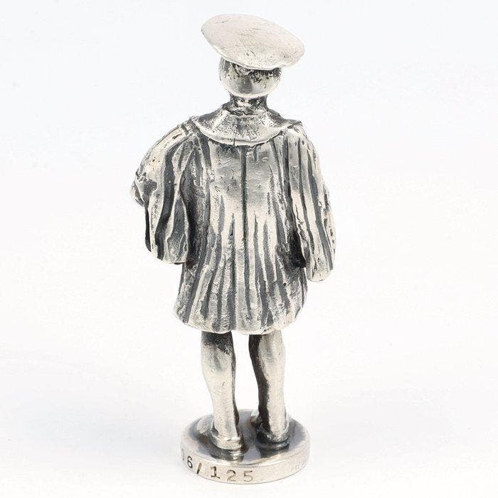 David Shaw nr. 006/125 - Beeldje - .925 zilver, Antiquités & Art, Antiquités | Argent & Or