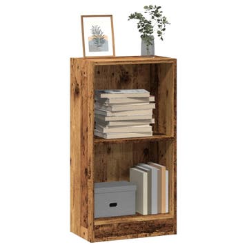 vidaXL Boekenkast 40x24x76 cm bewerkt hout oud houtkleurig, Verzenden