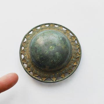 West-Aziatisch Brons Ronde ornamentale gesp voor riem –