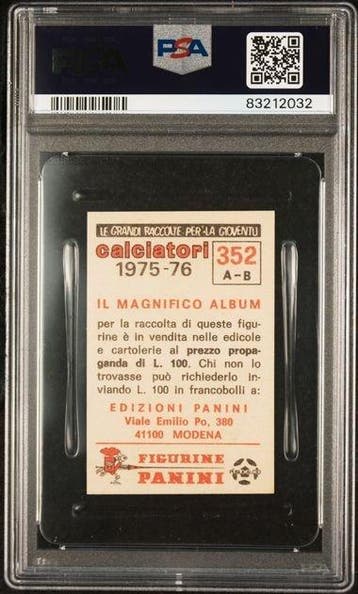 Panini 1975-76 Panini Calciatori #352 Antonio Cabrini Rookie