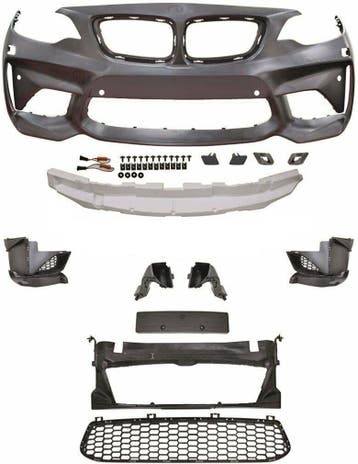 EVO M2 Look Voorbumper BMW 2 Serie F22 F23 B3007 8951 8952, Auto-onderdelen, Nieuw, Voor, BMW, Bumper
