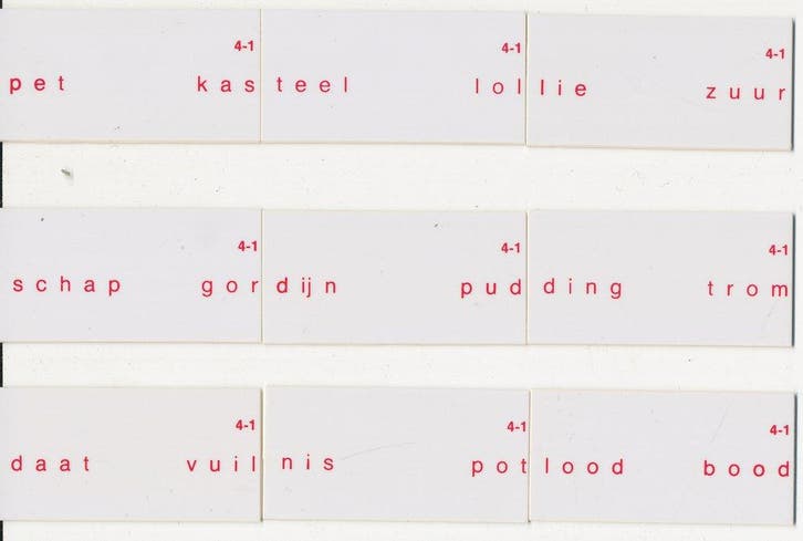 Taaldomino Woord afmaken (4-1), Boeken, Schoolboeken, Verzenden