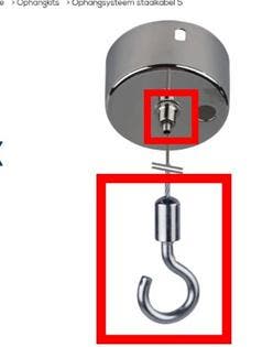 Ophangsysteem staalkabel 5, Tuin en Terras, Overige Tuin en Terras, Verzenden