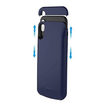 iPhone XS Max 5000mAh Slim Powercase Powerbank Oplader, Verzenden