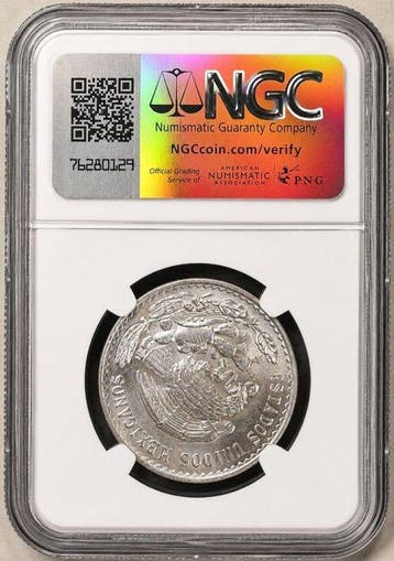 Mexico. 1 Peso 1948 - NGC MS61