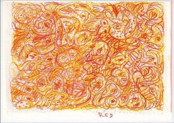 Pierre Alechinsky (1927) - Red