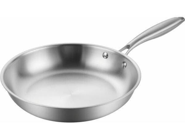 Veiling - Hapjespan Roestvrijstaal - 30 cm - 3-laags antiaan, Huis en Inrichting, Keuken | Potten en Pannen